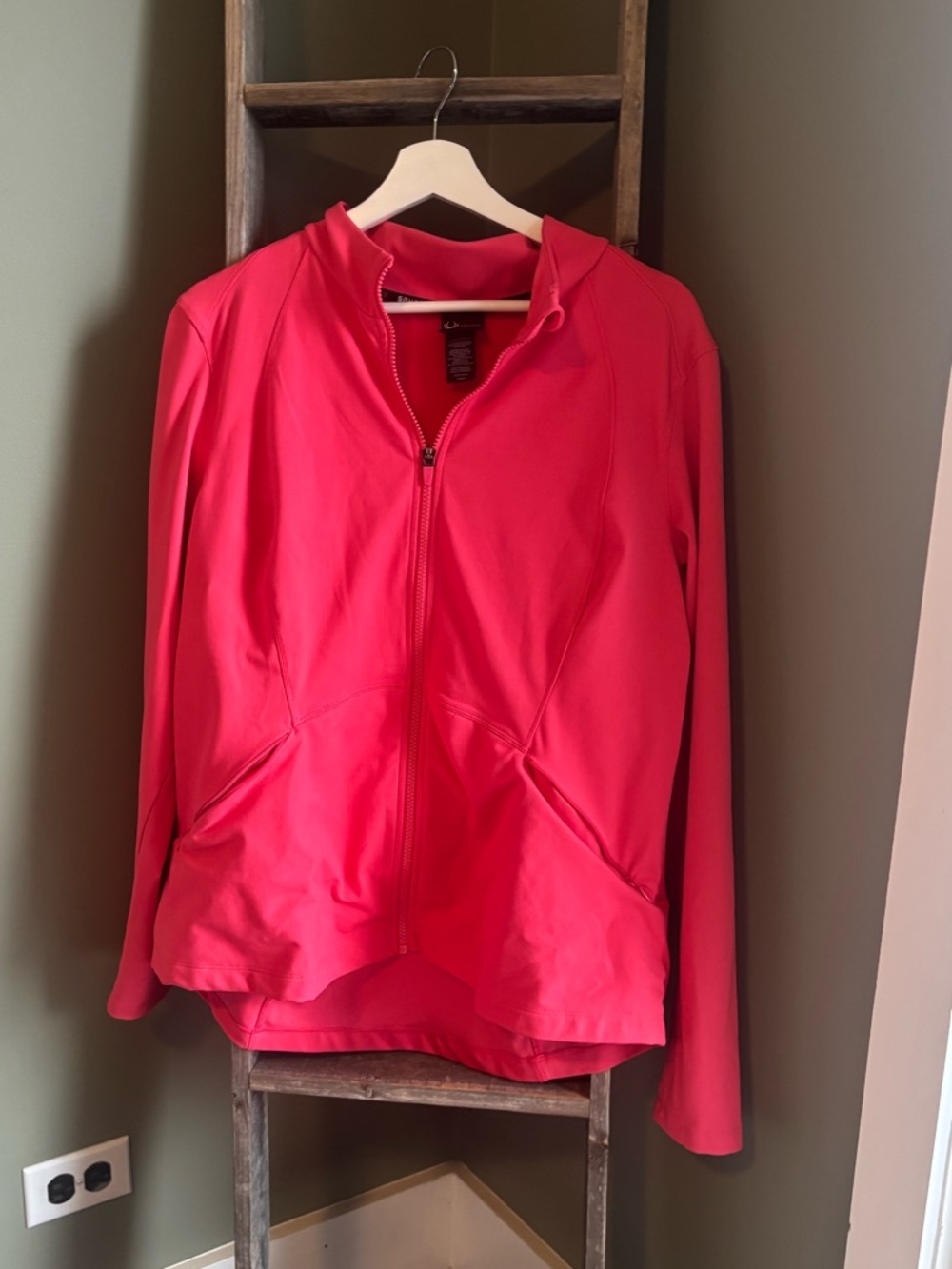 Spyder Long Sleeve Yoga Zip-Up Jacket - Picture 3 of 7